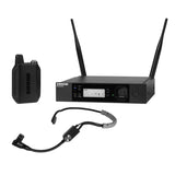 Shure GLXD14R+E / SM35-Z4 Système comprenant 1 récepteur rackable GLXD4R+, 1 émetteur GLXD1+ avec micro serre-tête SM35 (2,4GHz et 5,8 GHz)