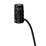 Shure MX183 Micro cravate omnidirectionnel avec pré-amplificateur en ligne et câble 1,2 m en connexion TA4F