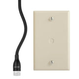 Shure MX202BP / N Microphone à suspendre, sans capsule, bornier dans boite de jonction, noir