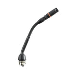 Shure MX405RLP / C Micro col de cygne 5’’ (12.7cm) à connecteur modulaire, capsule cardioïde, anneau lumineux rouge, SimpleFlex, noir