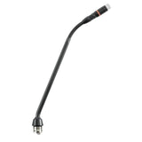 Shure MX410RLP / N Micro col de cygne 10’’ (25cm) à connecteur modulaire, sans capsule, anneau lumineux rouge, SimpleFlex, noir