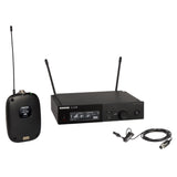 Shure SLXD14E / UL4B-H56 Système comprenant 1 récepteur SLXD4, 1 émetteur SLXD1 avec micro-cravate UL4B (518-562 MHz)