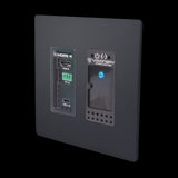 Visionary DuetE5-WP-C-BT-BLACK Encodeur A/V (plaque murale), 4K60 4:4:4 UHD sur IP