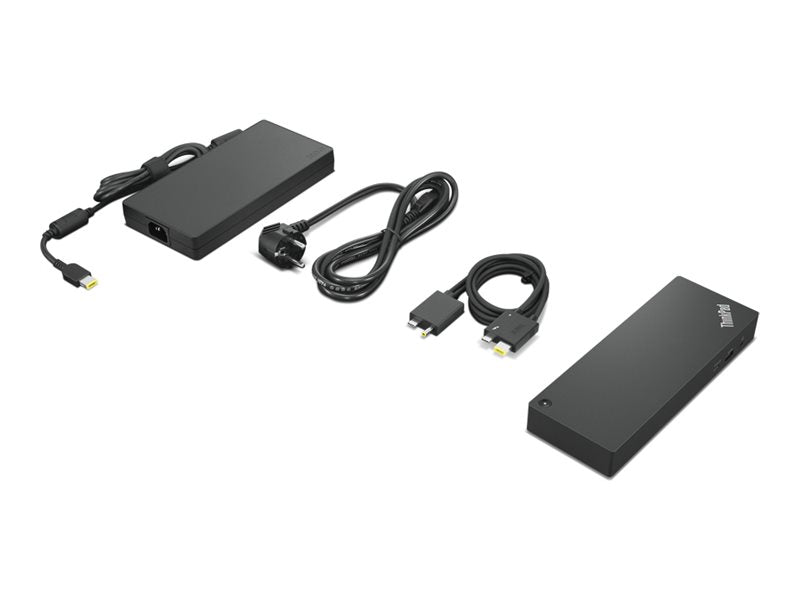 Avis honnête : LENOVO ThinkPad Thunderbolt 4 WorkStation Dock - Thunderbolt 4 - HDMI, 2 x DP, 2 x Thunderbolt - 1GbE - 300 Watt