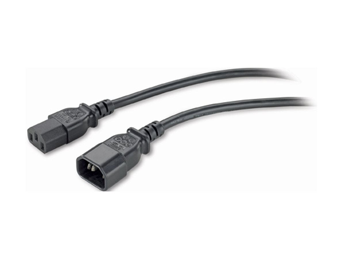 Zoom sur : APC CORDON ELECTRIQUE DE RACCORDEMENT LONGUEUR 2.5M NORME IEC 320 C13 VERS C14