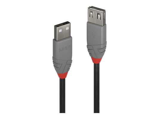 LINDY Rallonge USB 2.0 type A Anthra Line 5m : Points forts et limites