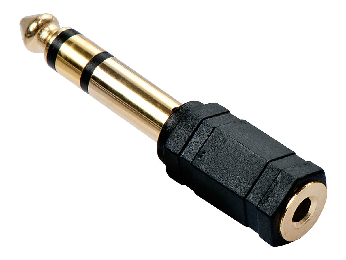 Test approfondi : LINDY Adapter Stereo 3.5mm female 6.3mm male gold plated