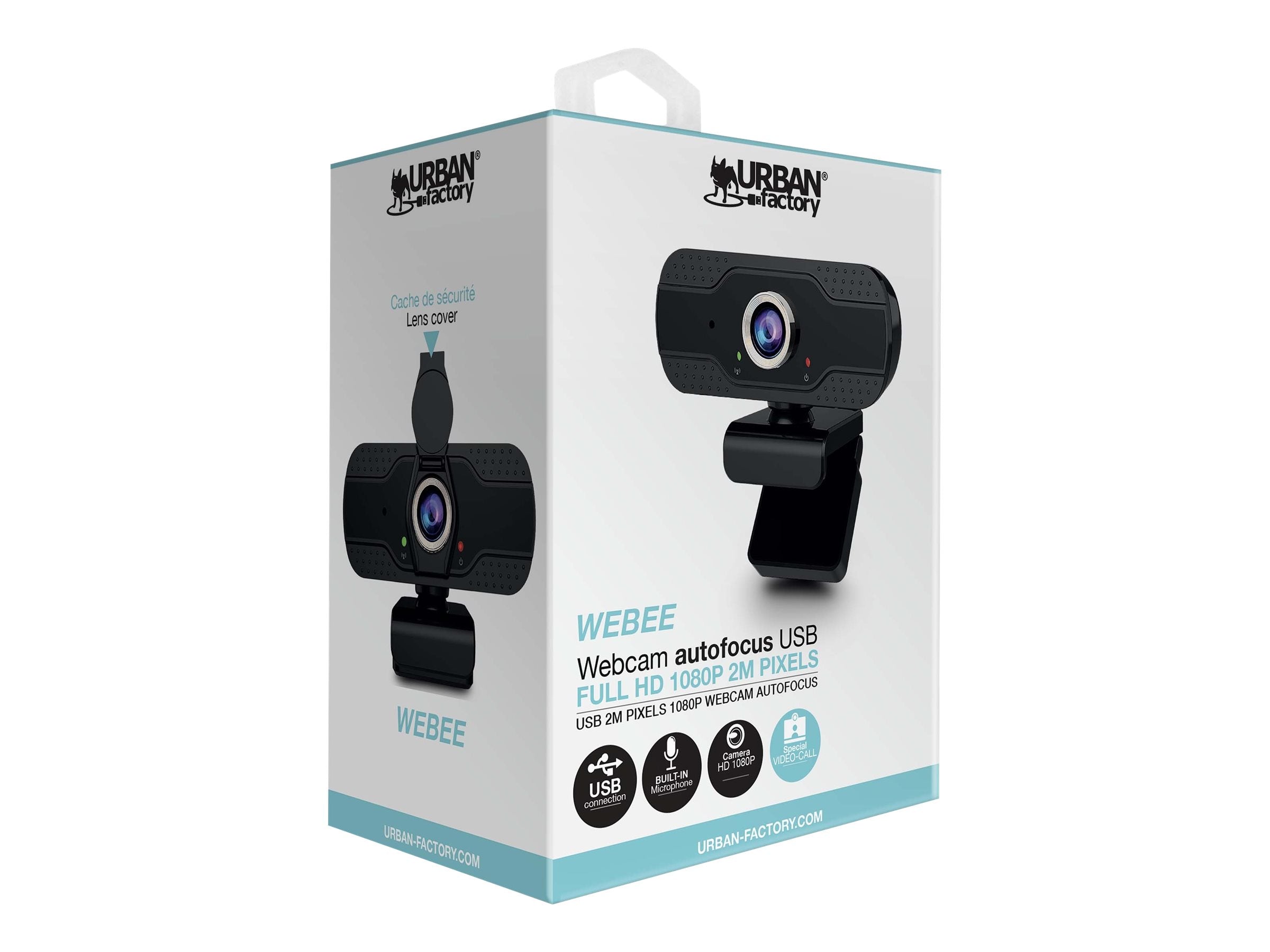 Analyse pratique : URBAN FACTORY Webcam USB Full HD 1080P 2M Pixels Autofocus