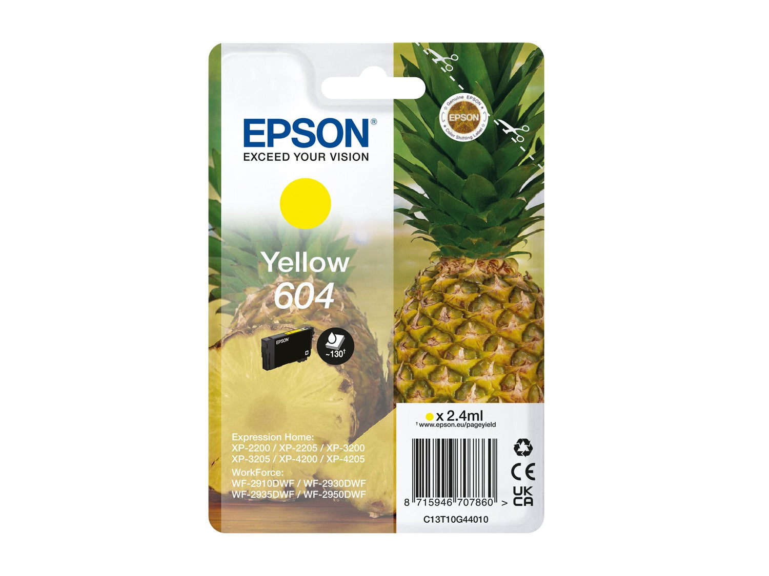 Est-ce que EPSON 1LB Singlepack Yellow 604 Ink est fait pour vous ?