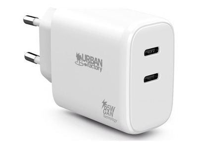 URBAN FACTORY Powee Gan Charger USB-C 65W - 1 Port Usb-C 45W + 1 Port USB-C 20W : Une bonne affaire ?