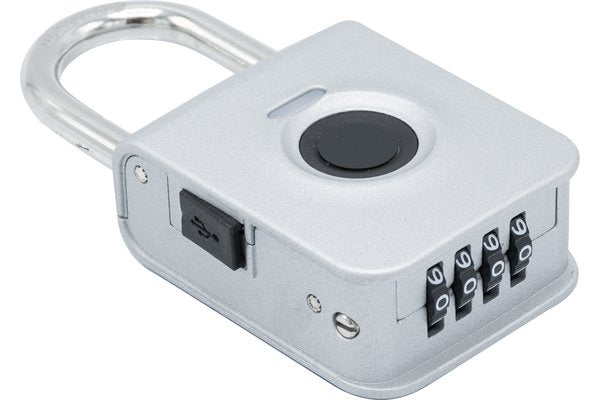 À la loupe : Cadenas électronique à 10 empreintes digitales et code 4 chiffres