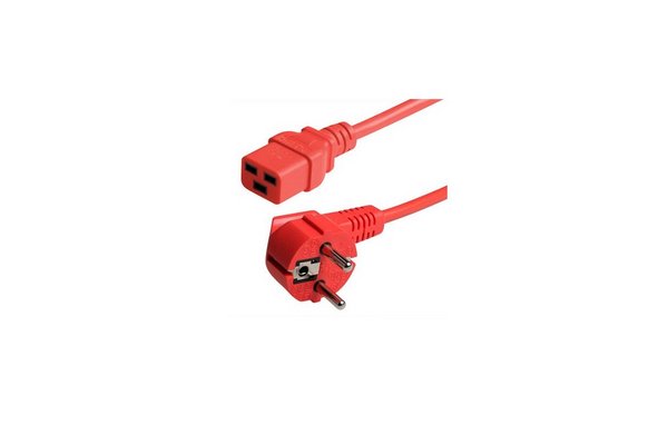 Cordon secteur CEE7 / C19 rouge - 2,0 m : analyse complète pour bien choisir