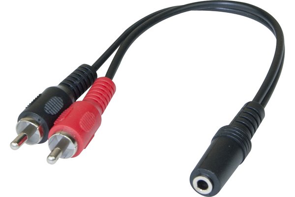 Adaptateur Jack 3.5 mm vers 2 x RCAM - 0,20 m vaut-il son prix ?