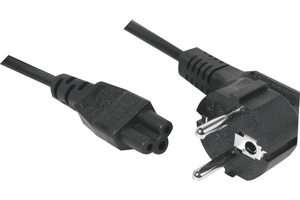 Retour sur Cordon d alimentation tripolaire PC CEE7 / C5 noir - 1,8 m