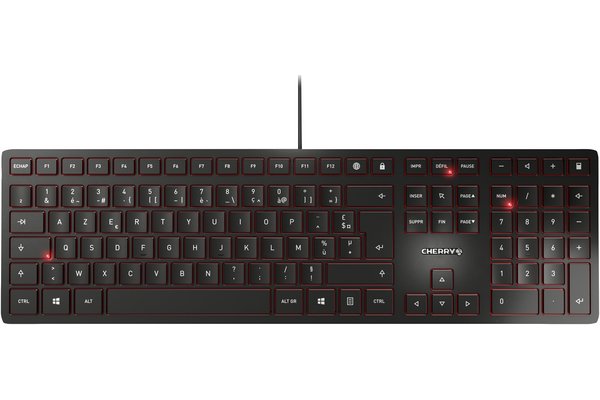 Zoom utilisateur : CHERRY Clavier KC 6000 SLIM USB noir