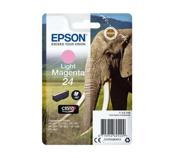 Cartouche EPSON C13T24264012 24 - Magenta : Test longue durée