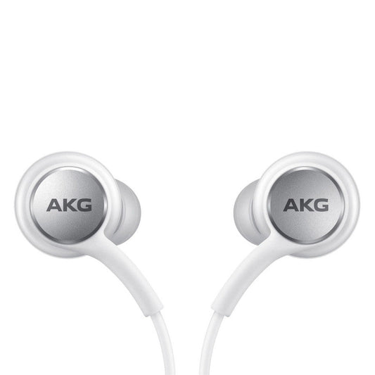 Zoom sur : Samsung GH59-15107A - Écouteur AKG Intra Auriculaire - Connecteur Type C, Télécommande, Blanc (En Vrac)