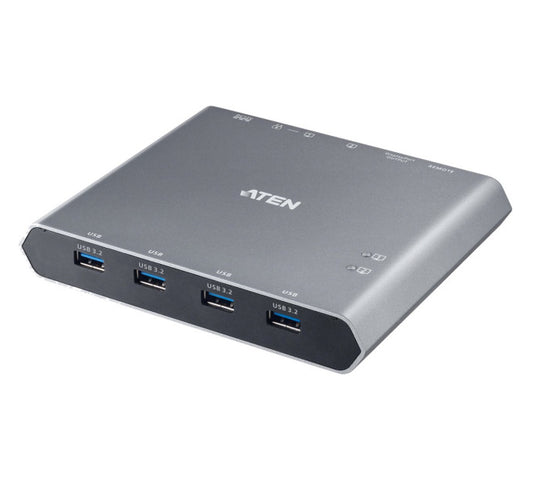 ATEN US3311 Switch KVM 2 ports USB-C avec chargeur PD3.0 écran DP 4K / 4 USB-A