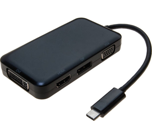 Convertisseur multiports USB Type-C vers VGA - DVI - HDMI - DisplayPort