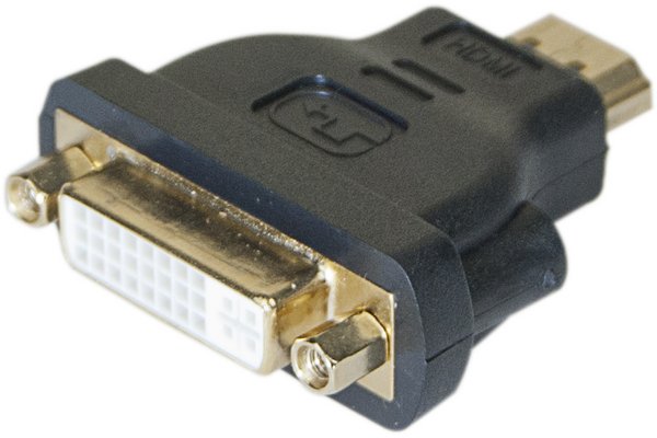 Adaptateur hdmi male/dvi fem.