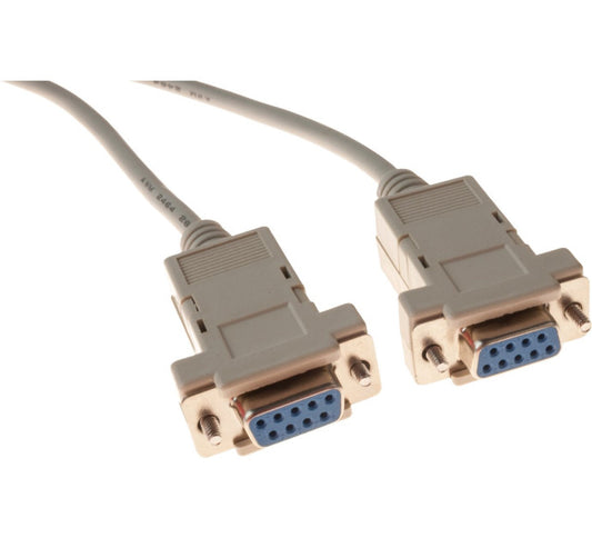 Cable null modem DB9F/F 1,80M