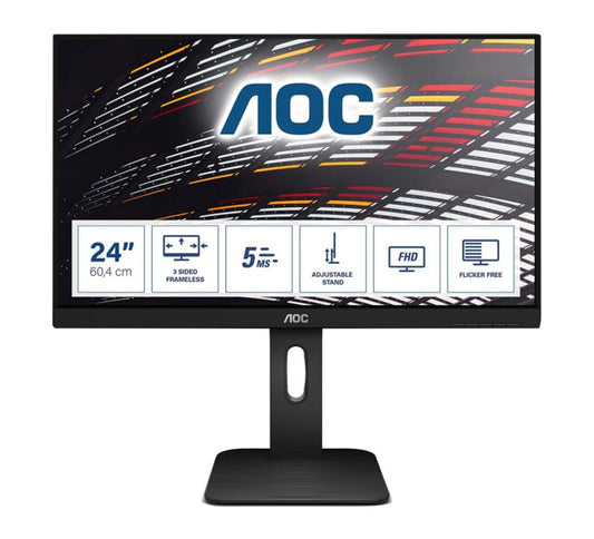 AOC- Moniteur IPS LCD 24" 24P1