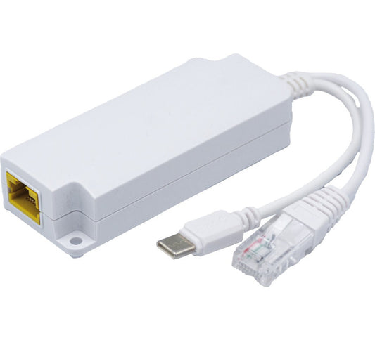 Convertisseur POE at/af séparateur RJ45 + USB-C chargeur 5V