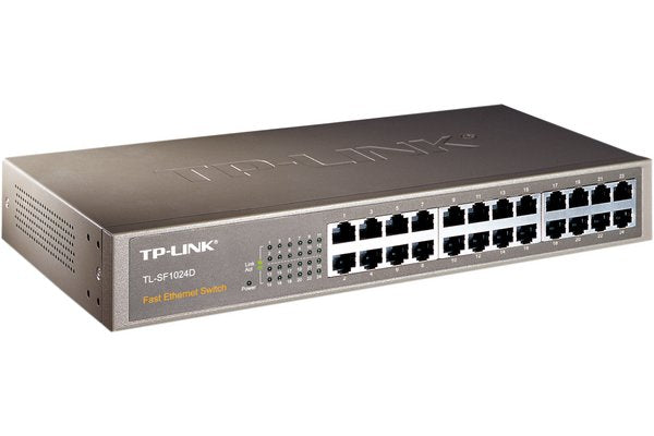 Switch réseau RJ45 10/100 METAL 13" - 24 ports