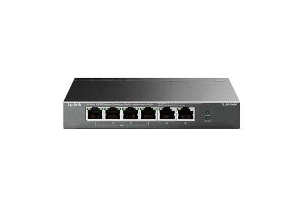 TP-LINK TL-SF1006P SWITCH 6 ports 10/100 dont 4 PoE+ 67W