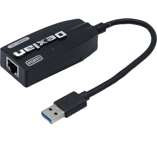 DEXLAN adaptateur réseau USB 3.0 RJ45 Gigabit à cordon
