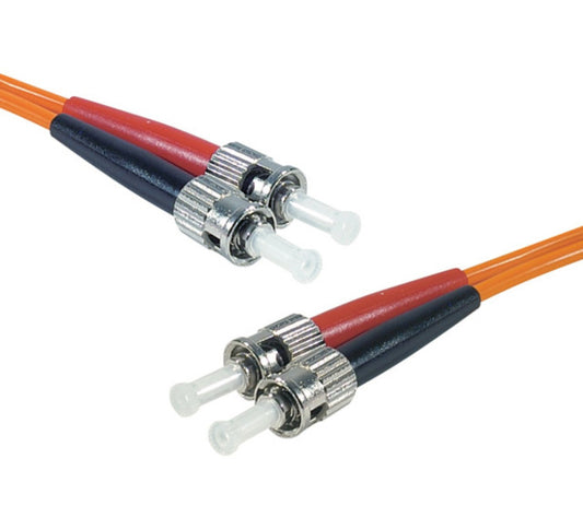 Jarretière optique duplex HD multi OM1 62,5/125 ST-UPC/ST-UPC orange - 1 m