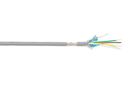 CACTUS 4022 - Cable multiconducteurs blindé alu + tresse 4 x 0,22mm² gaine grise