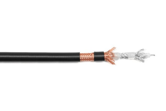 TESCA TRIAX A2 - Cable double tresse diam ext. 9 mm gaine noire