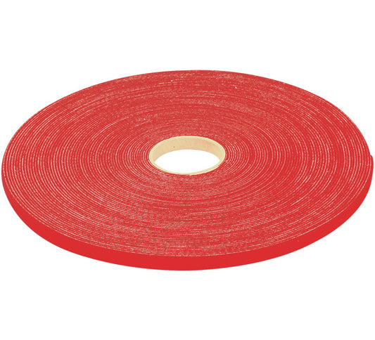 Rouleau de lien auto-agrippant largeur 16 mm - rouge - 20 m