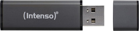 INTENSO Clé USB 2.0 Alu Line - 2 x 32 Go Anthracite & silver