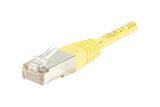 Cordon RJ45 catégorie 6 F/UTP jaune - 0,15 m