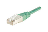 Cordon RJ45 catégorie 6 F/UTP vert - 0,15 m