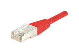 Cordon RJ45 catégorie 6 F/UTP rouge - 0,15 m