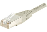 Cordon RJ45 catégorie 6 F/UTP gris - 10 m