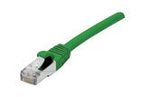 Cordon RJ45 catégorie 6 F/UTP LSOH SNG vert - 0,15 m