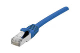 Cordon RJ45 catégorie 6 F/UTP LSOH SNG bleu - 0,15 m