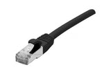 Cordon RJ45 catégorie 6 F/UTP LSOH SNG noir - 0,15 m