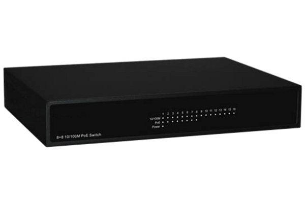 DEXLAN Switch Gigabit 8 ports métal noir