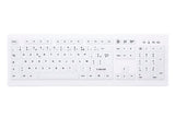 CHERRY Clavier AK-C8100 USB IP68 blanc (FR)