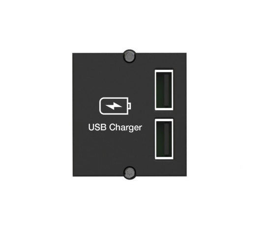 BACHMANN Plastron chargeur 2 ports USB