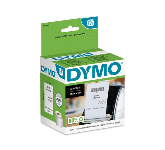 DYMO Reçu d étiquettes 57 mm x 91 m