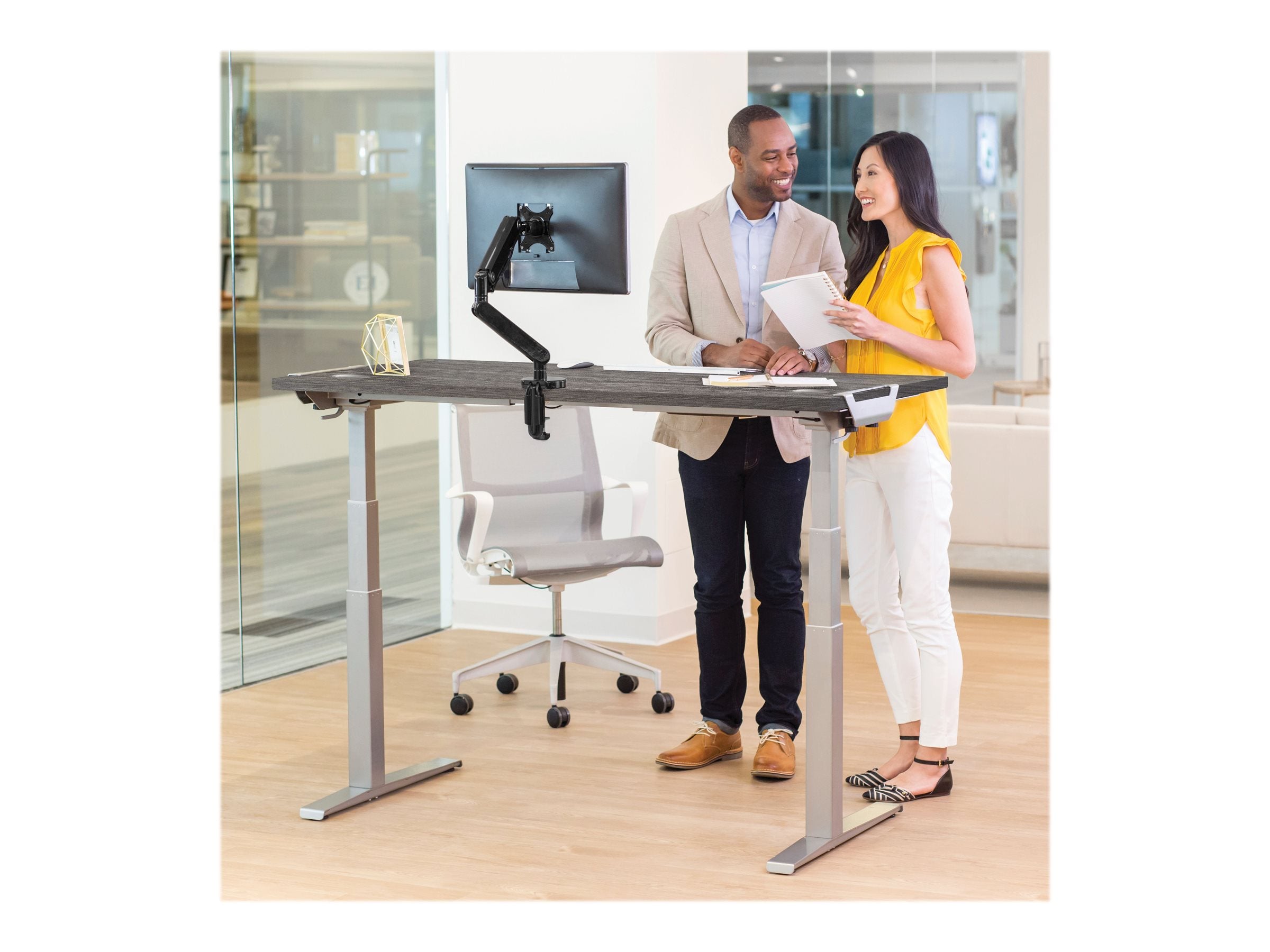 FELLOWES LEVADO - STRUCTURE AJUSTABLE EN HAUTEUR SILVER