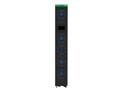APC Easy Cooling Row CW ERC301BD1CPS Dual Feed rack cabinet with display Black 42U