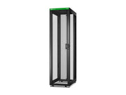 APC Easy Rack 48Ux600x1000 with Roof castors feet and 4Brackets No Side panels Bottom black