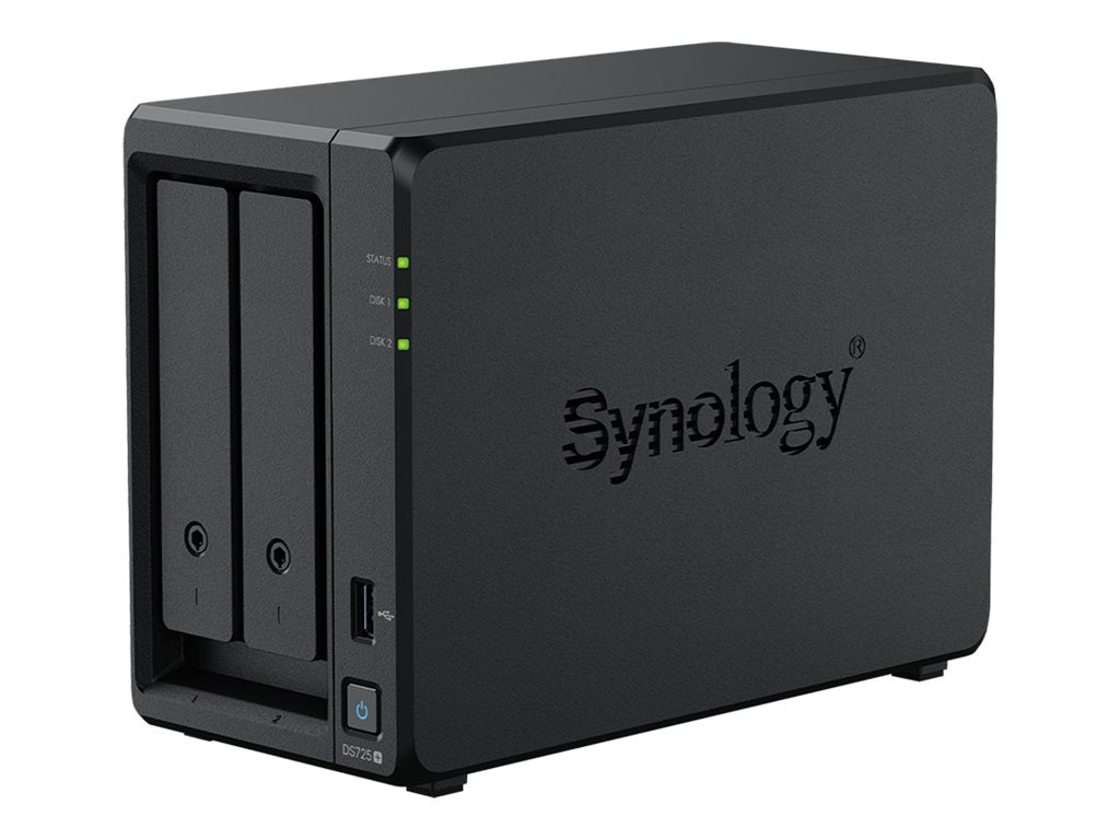 SYNOLOGY DS725+ 2-Bay Diskstation AMD Ryzen Embedded R1600 4Go DDR4 ECC SODIMM